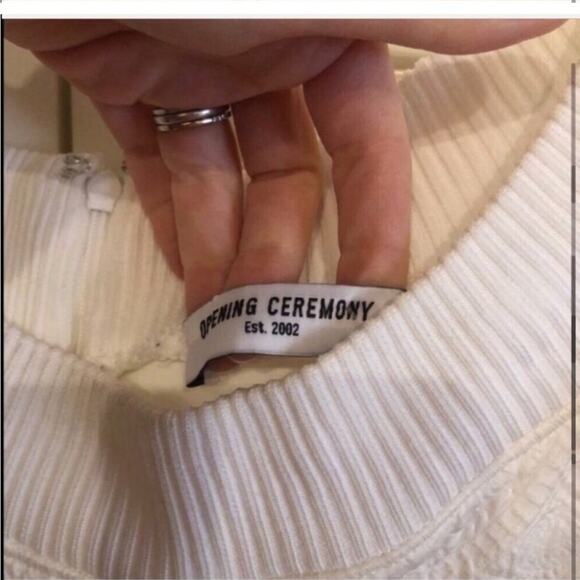 NWT Opening Ceremony Medallion Jacquard Lotus Dress - Picture 7 of 9